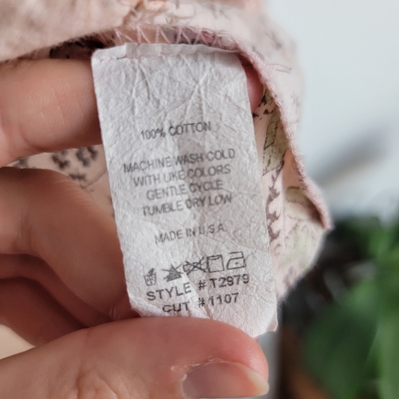 Pink Floral Milkmaid Blouse - Picture 6 of 8